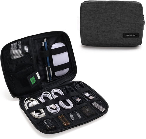 BAGSMART Electronic Organizer Small Travel Cable Organizer Bag