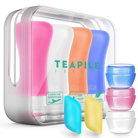 4 Pack Travel Bottles, TSA Approved Containers